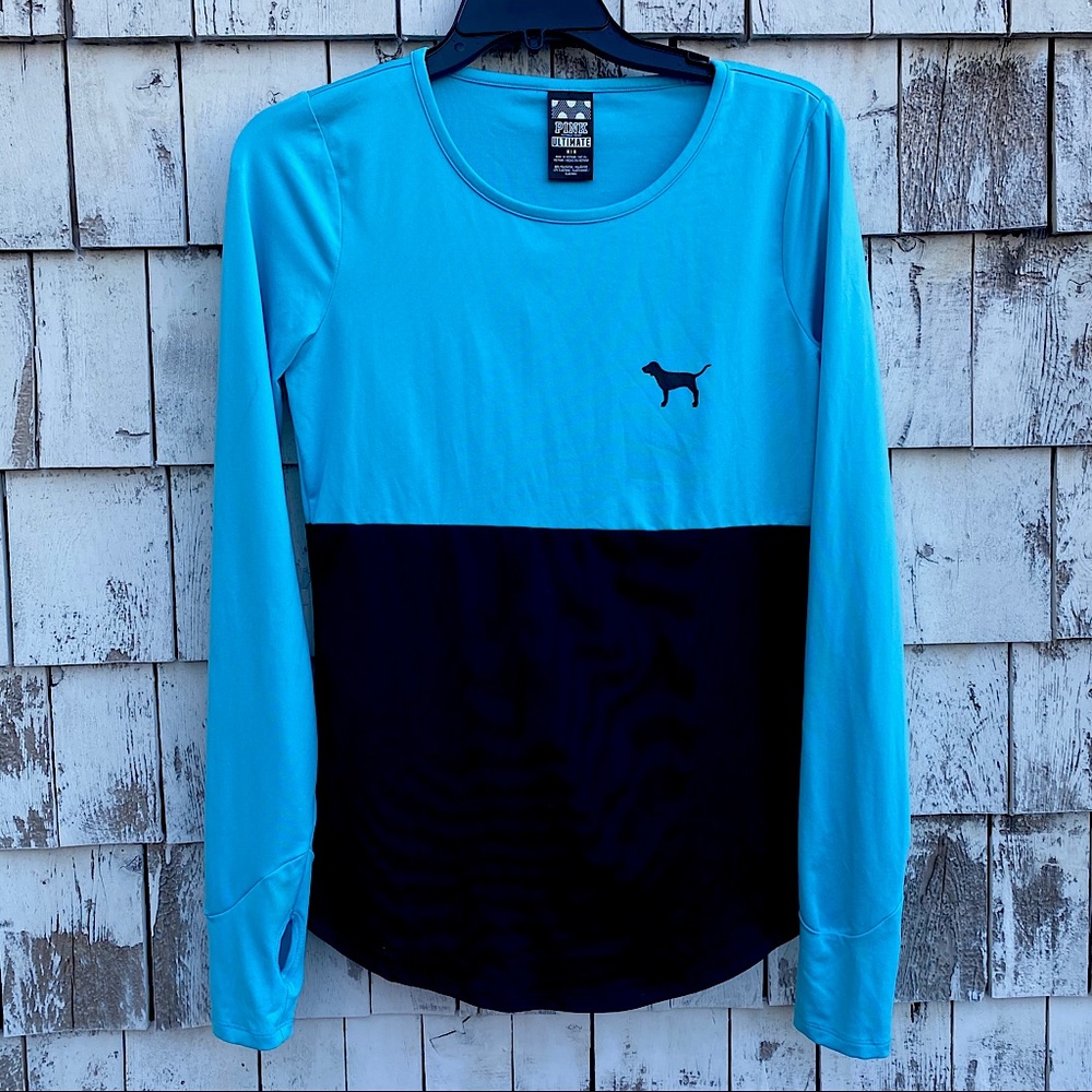Pink Victoria Secret Sport Long Sleeves Top